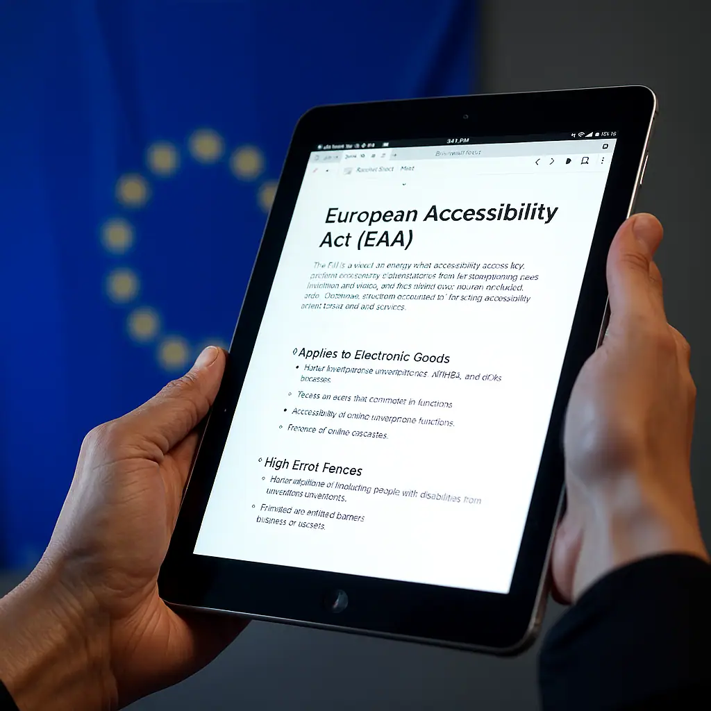 L’European Accessibility Act (EAA) en Belgique et en France : ce qu’il faut savoir